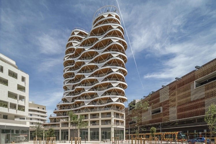 Roch mais alto, em Montpellier, França, de Brenac & Gonzalez & Associados